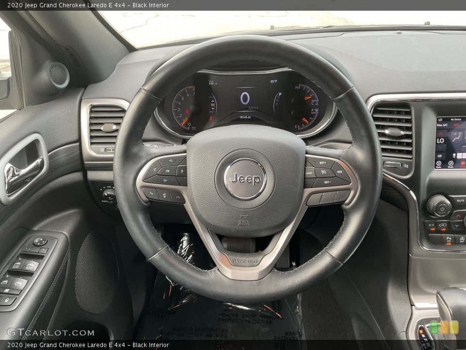 Black Interior Steering Wheel for the 2020 Jeep Grand Cherokee Laredo E 4x4 #146116892