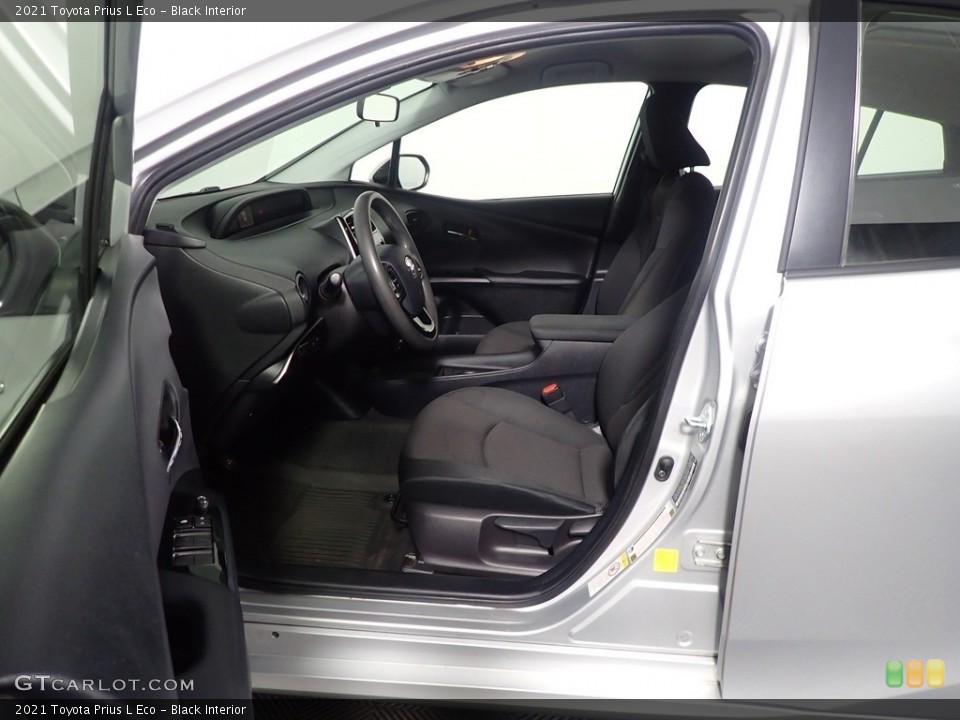Black Interior Front Seat for the 2021 Toyota Prius L Eco #146117282