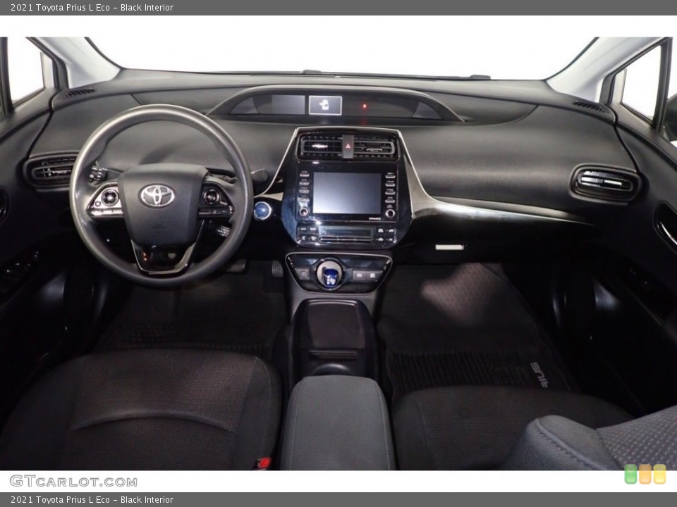 Black Interior Dashboard for the 2021 Toyota Prius L Eco #146117312