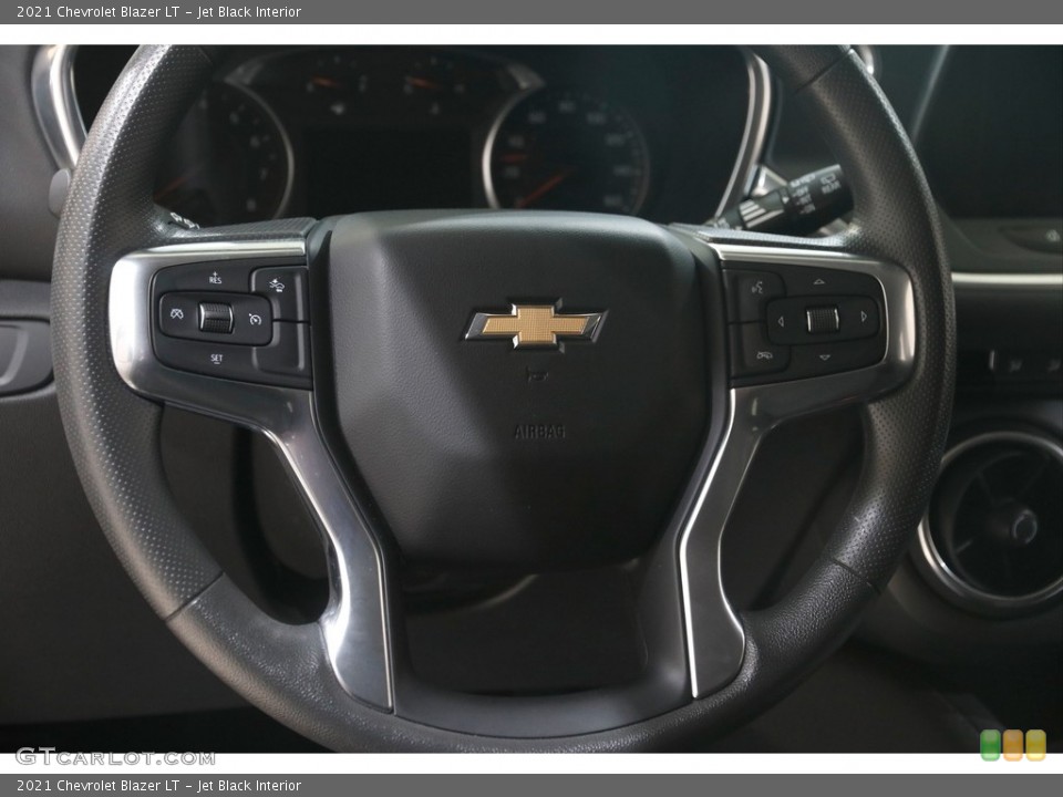 Jet Black Interior Steering Wheel for the 2021 Chevrolet Blazer LT #146117891