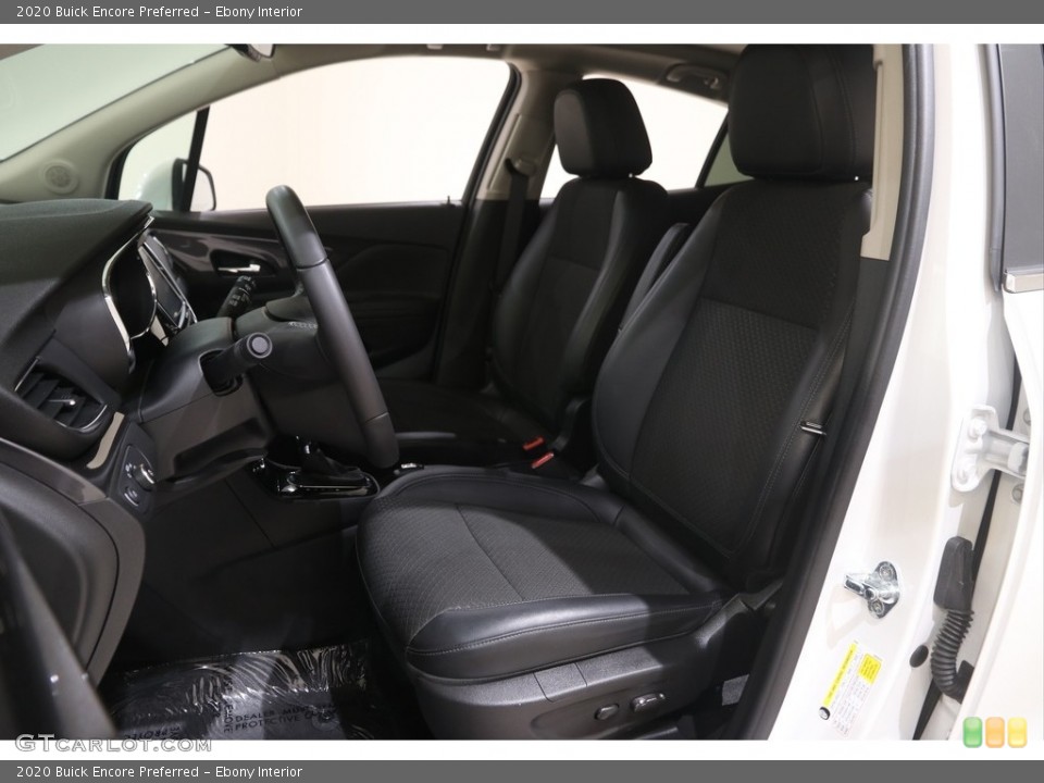 Ebony Interior Front Seat for the 2020 Buick Encore Preferred #146118242