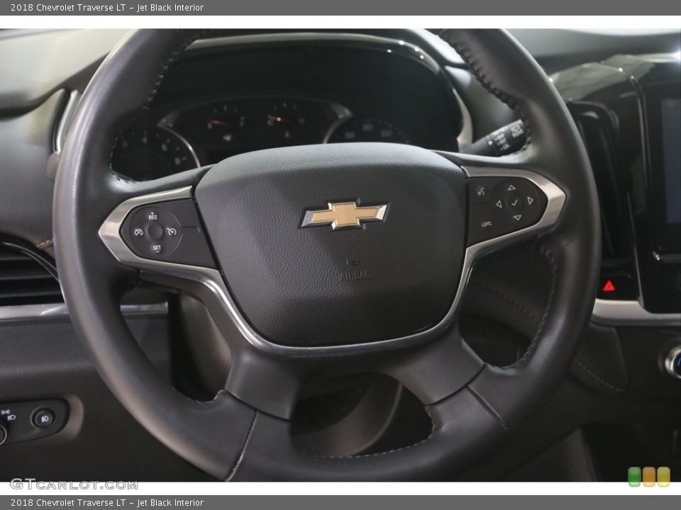 Jet Black Interior Steering Wheel for the 2018 Chevrolet Traverse LT #146118311