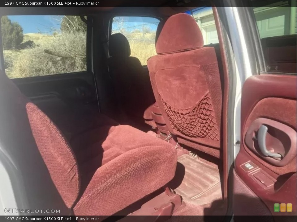 Ruby Interior Rear Seat for the 1997 GMC Suburban K1500 SLE 4x4 #146119134