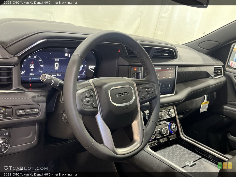 Jet Black Interior Dashboard for the 2023 GMC Yukon XL Denali 4WD #146119395