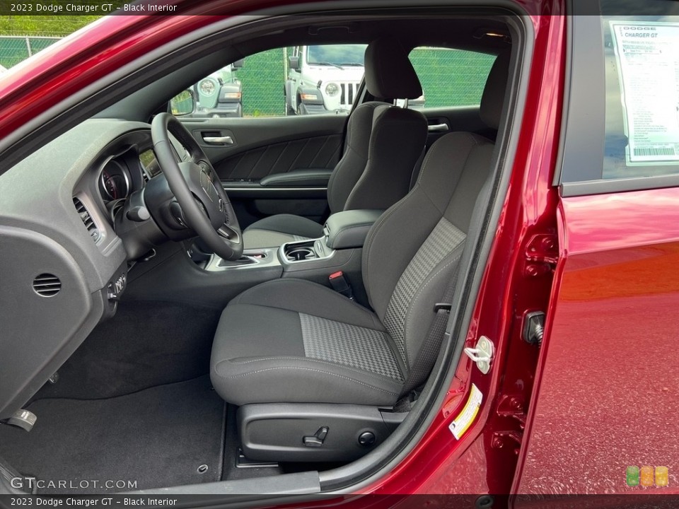 Black Interior Front Seat for the 2023 Dodge Charger GT #146119779