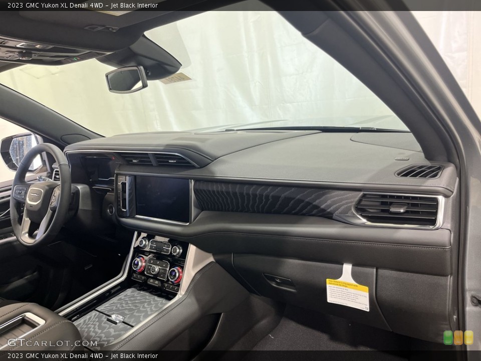 Jet Black Interior Dashboard for the 2023 GMC Yukon XL Denali 4WD #146119812