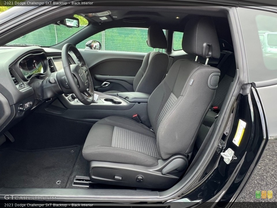 Black Interior Photo for the 2023 Dodge Challenger SXT Blacktop #146120265