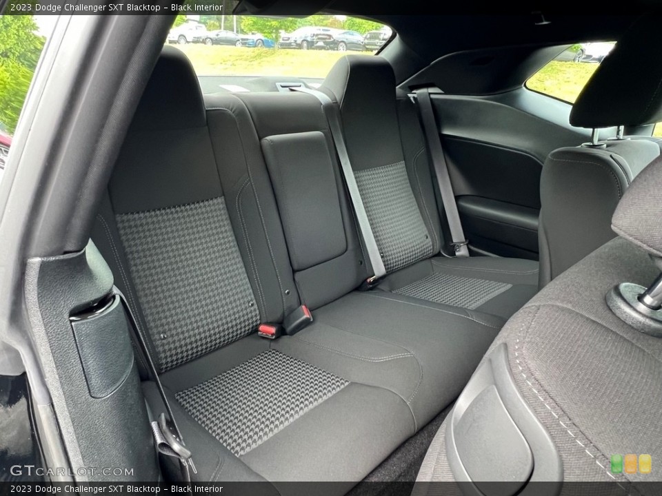 Black Interior Rear Seat for the 2023 Dodge Challenger SXT Blacktop #146120328