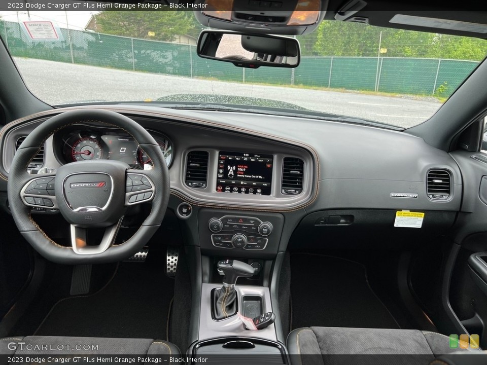 Black Interior Dashboard for the 2023 Dodge Charger GT Plus Hemi Orange Package #146120418