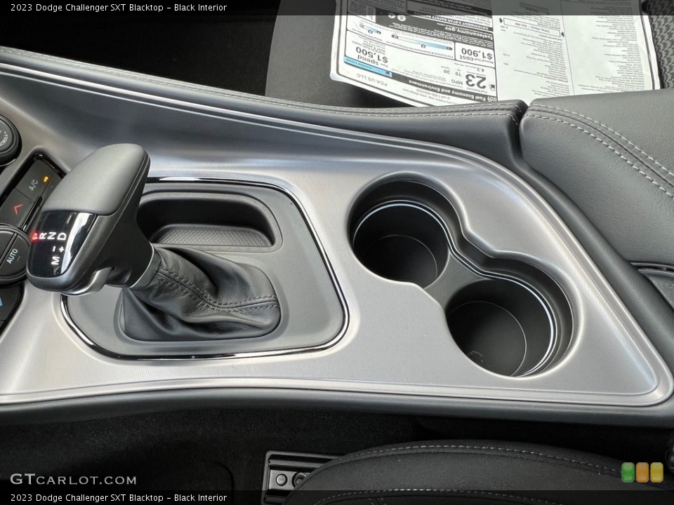 Black Interior Transmission for the 2023 Dodge Challenger SXT Blacktop #146120463