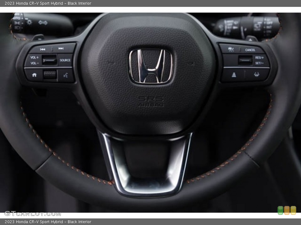 Black Interior Steering Wheel for the 2023 Honda CR-V Sport Hybrid #146121223