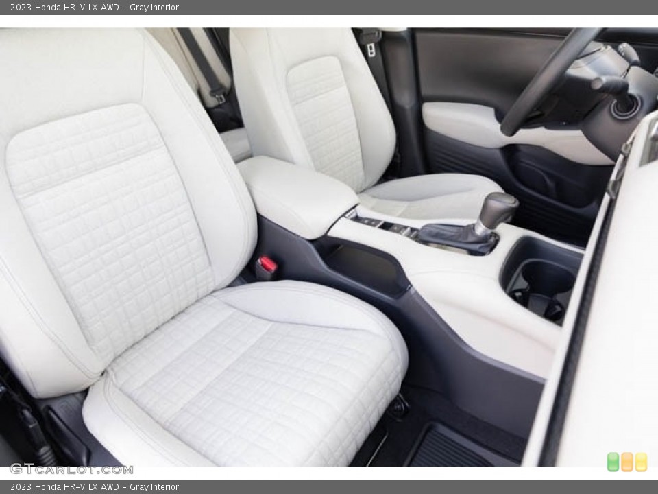 Gray 2023 Honda HR-V Interiors