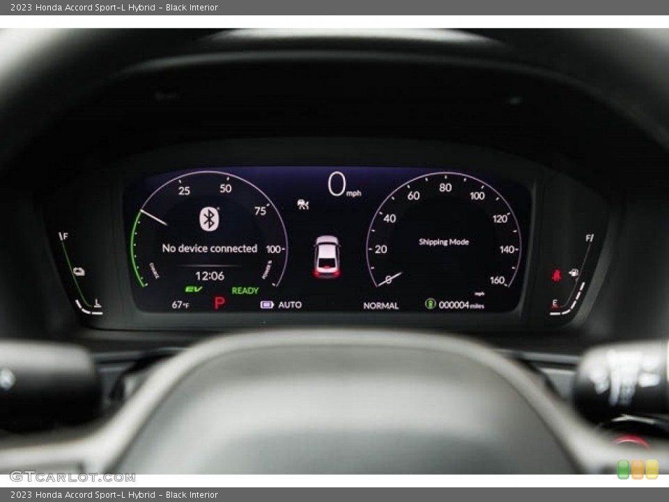 Black Interior Gauges for the 2023 Honda Accord Sport-L Hybrid #146121901