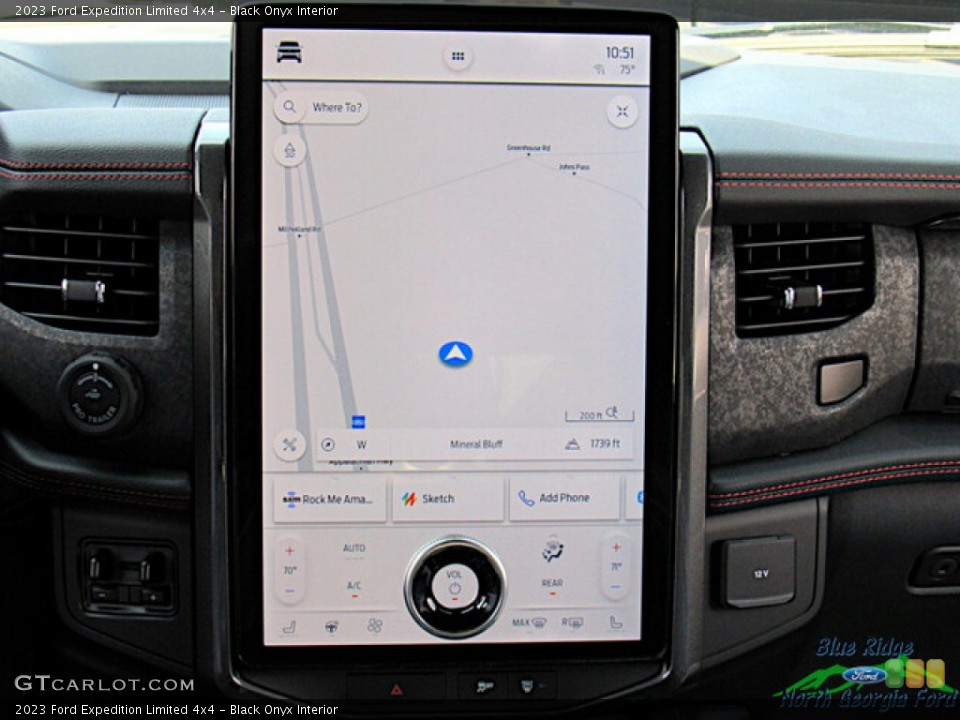 Black Onyx Interior Navigation for the 2023 Ford Expedition Limited 4x4 #146121976