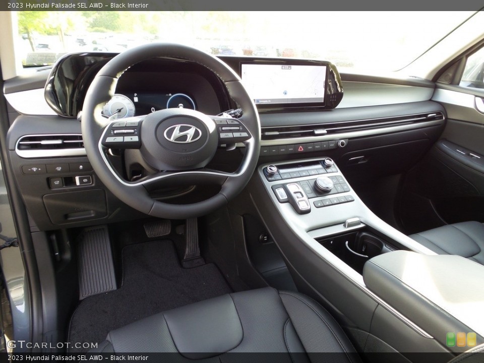 Black Interior Front Seat for the 2023 Hyundai Palisade SEL AWD #146122769