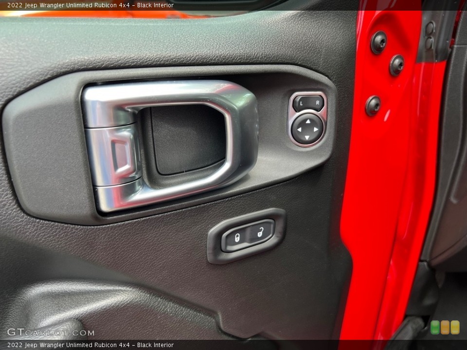 Black Interior Door Panel for the 2022 Jeep Wrangler Unlimited Rubicon 4x4 #146124245