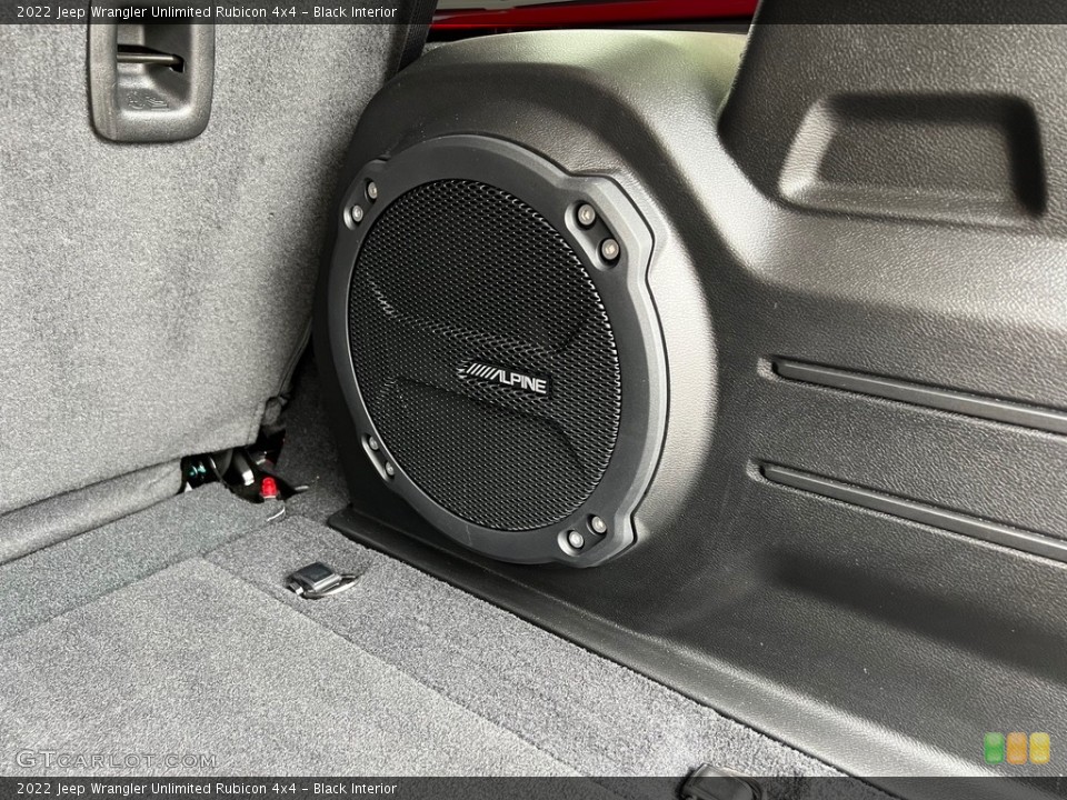 Black Interior Audio System for the 2022 Jeep Wrangler Unlimited Rubicon 4x4 #146124350