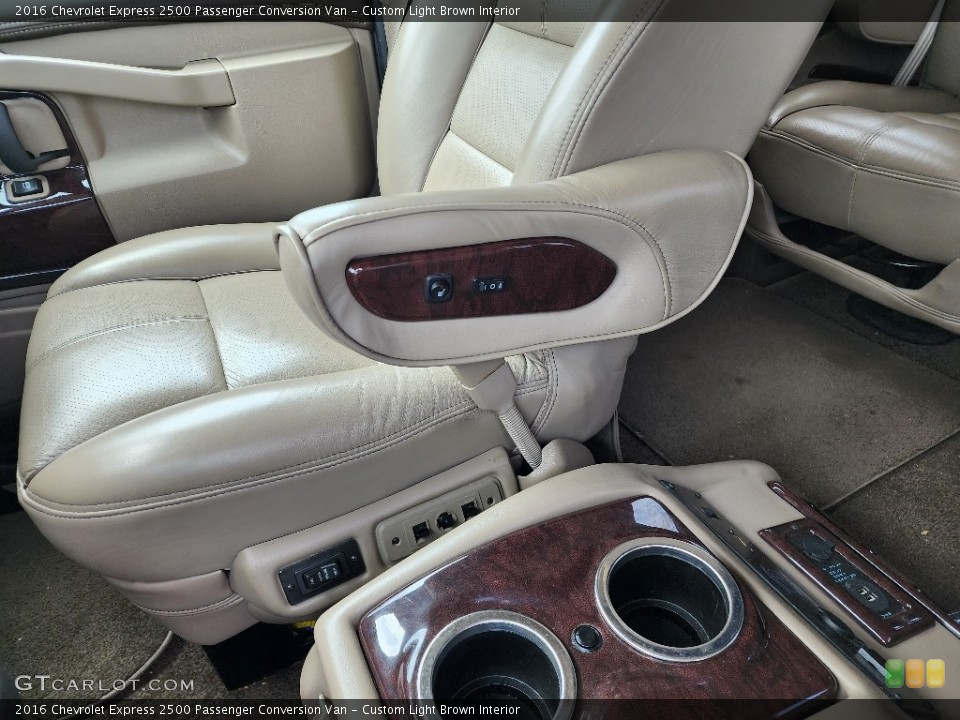 Custom Light Brown 2016 Chevrolet Express Interiors