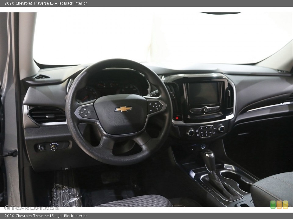 Jet Black Interior Dashboard for the 2020 Chevrolet Traverse LS #146125052