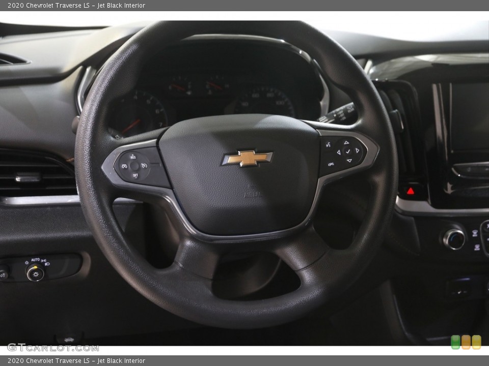 Jet Black Interior Steering Wheel for the 2020 Chevrolet Traverse LS #146125070