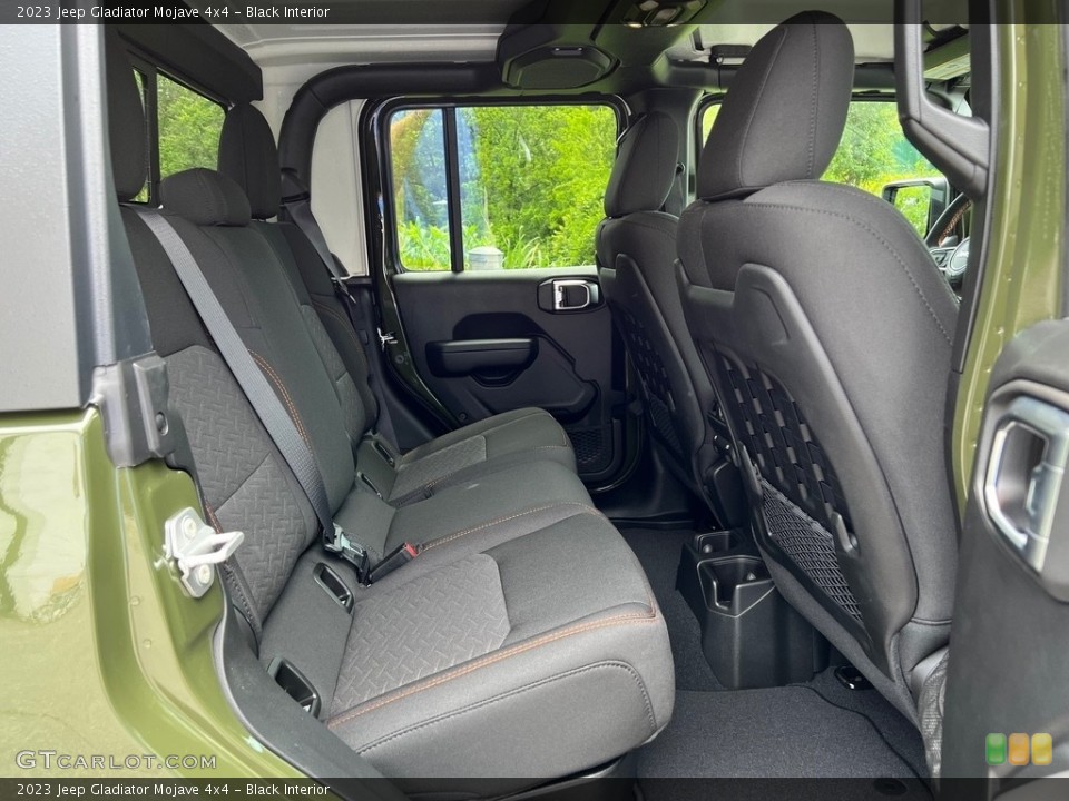 Black Interior Rear Seat for the 2023 Jeep Gladiator Mojave 4x4 #146125121