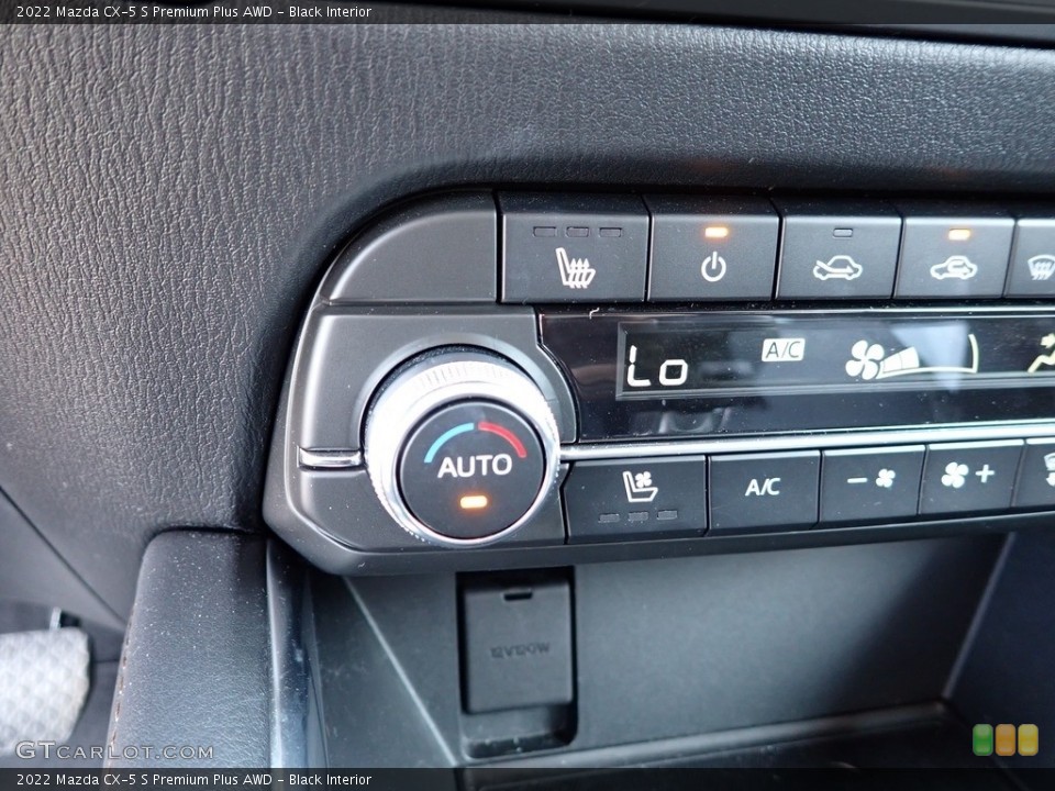 Black Interior Controls for the 2022 Mazda CX-5 S Premium Plus AWD #146125427