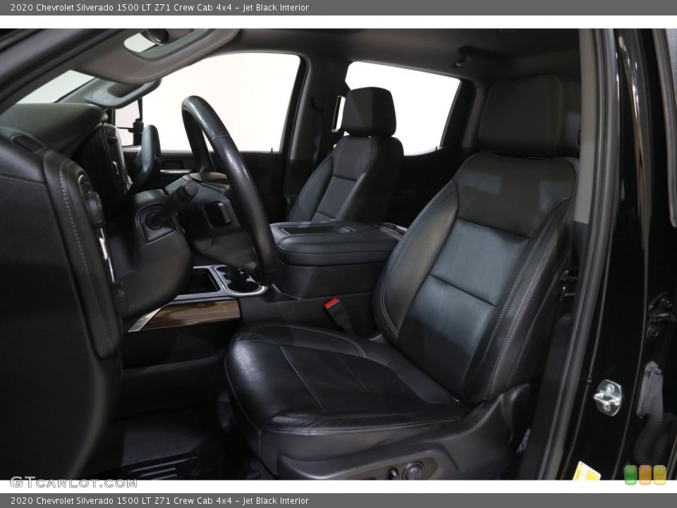 Jet Black Interior Front Seat for the 2020 Chevrolet Silverado 1500 LT Z71 Crew Cab 4x4 #146126204