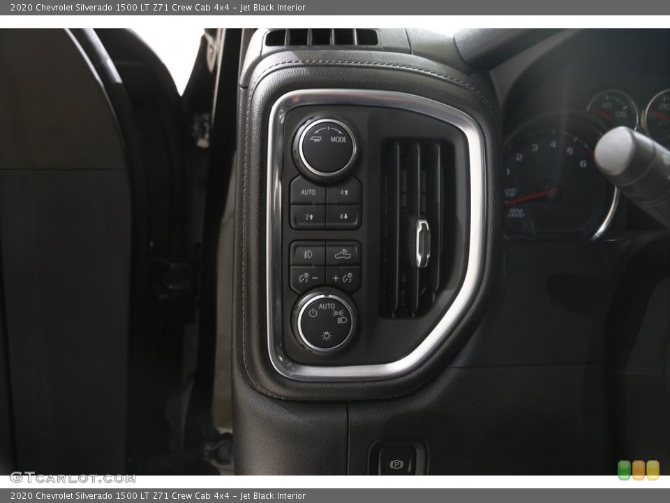 Jet Black Interior Controls for the 2020 Chevrolet Silverado 1500 LT Z71 Crew Cab 4x4 #146126219