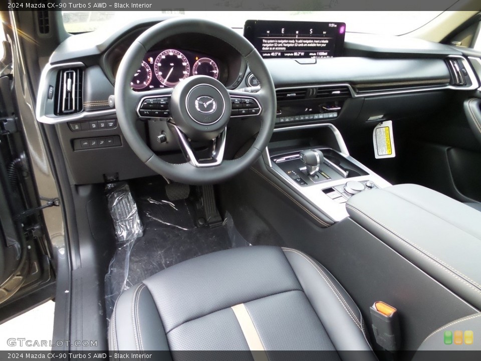 Black Interior Photo for the 2024 Mazda CX-90 Turbo S AWD #146126606