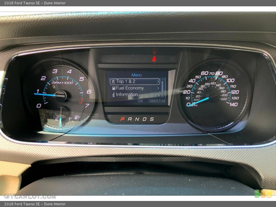 Dune Interior Gauges for the 2018 Ford Taurus SE #146126708