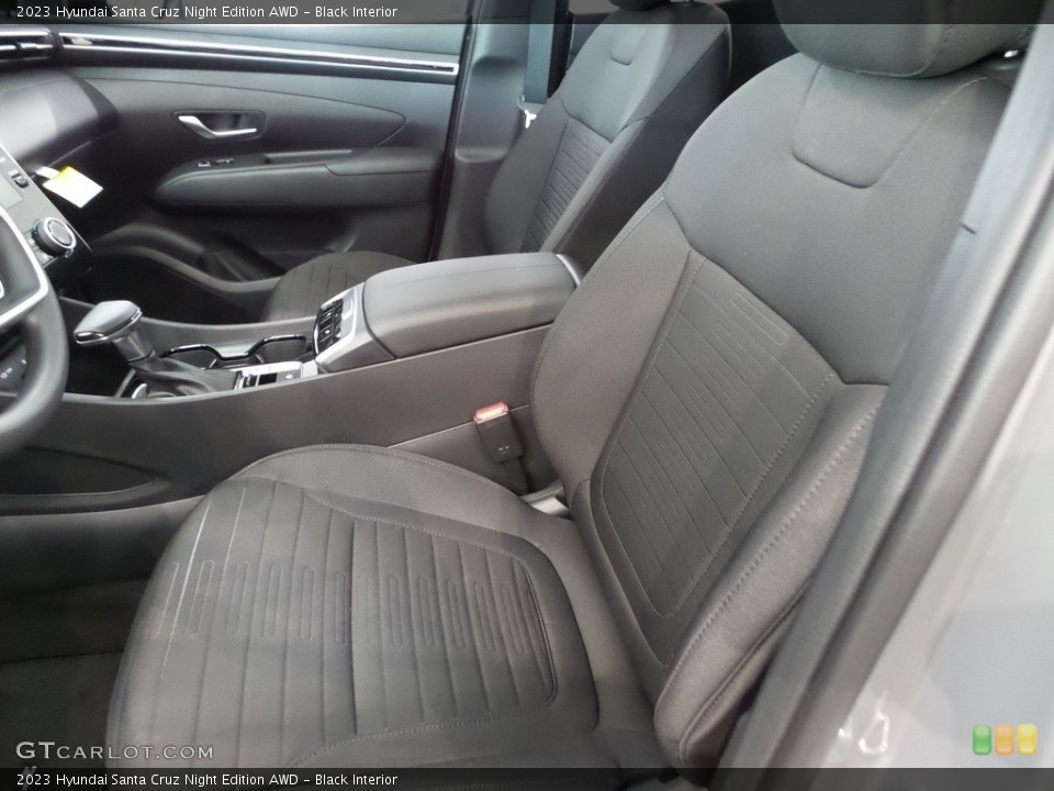 Black Interior Front Seat for the 2023 Hyundai Santa Cruz Night Edition AWD #146127284