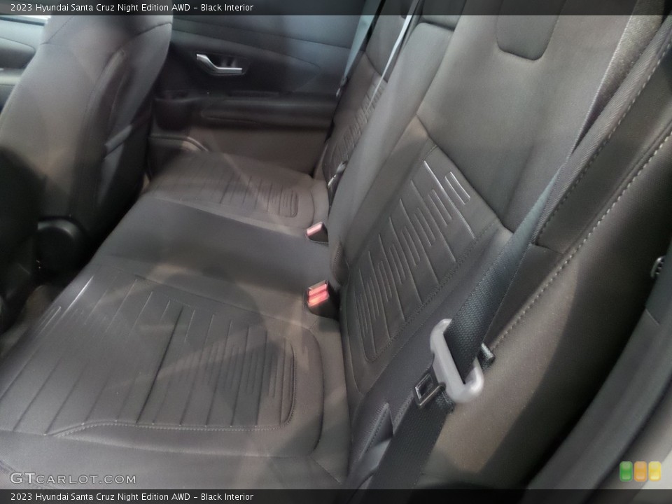 Black Interior Rear Seat for the 2023 Hyundai Santa Cruz Night Edition AWD #146127296