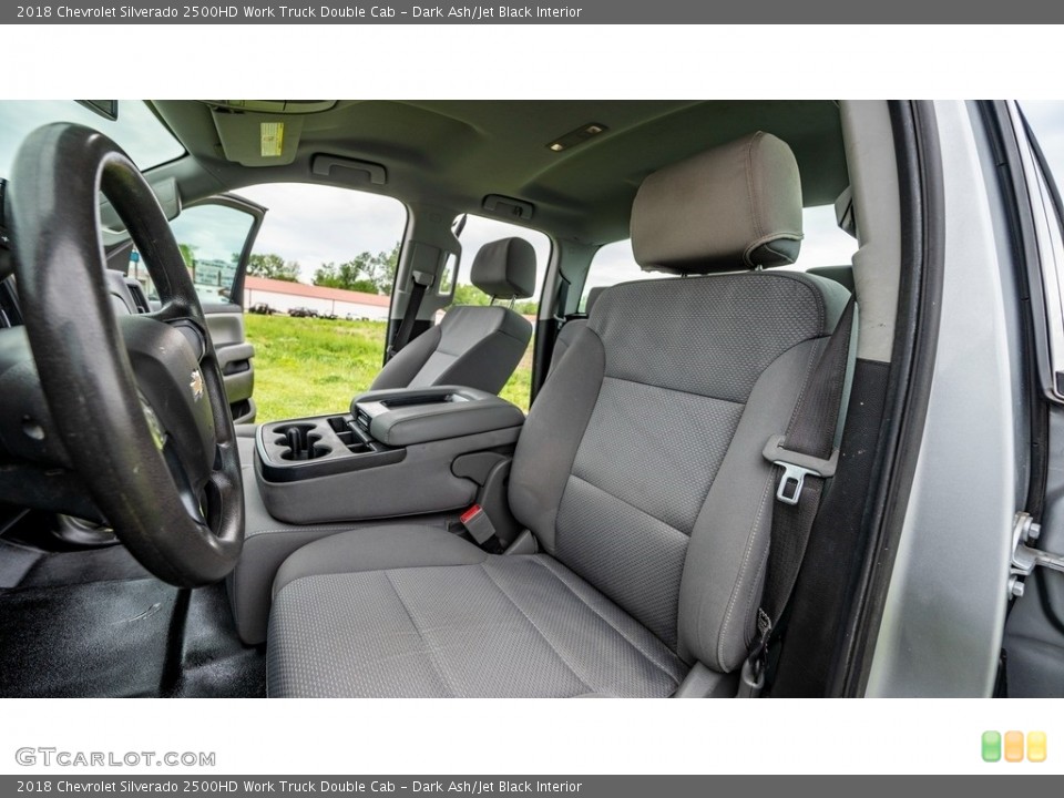 Dark Ash/Jet Black Interior Front Seat for the 2018 Chevrolet Silverado 2500HD Work Truck Double Cab #146127359