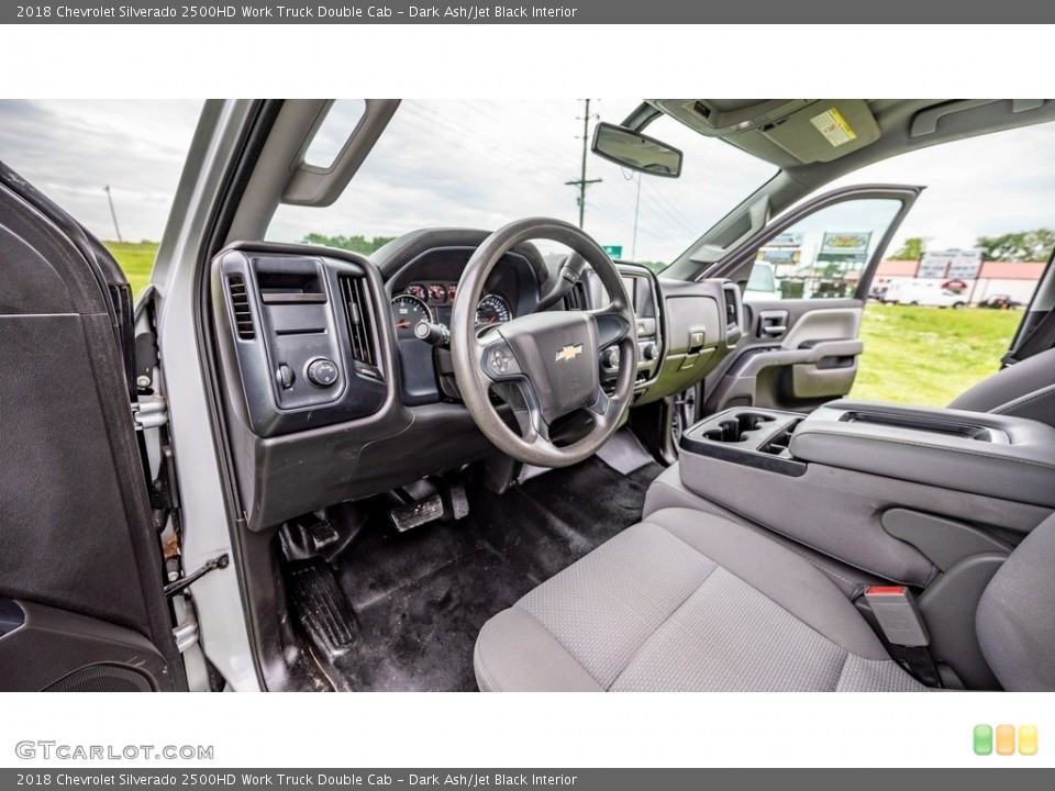 Dark Ash/Jet Black Interior Photo for the 2018 Chevrolet Silverado 2500HD Work Truck Double Cab #146127395