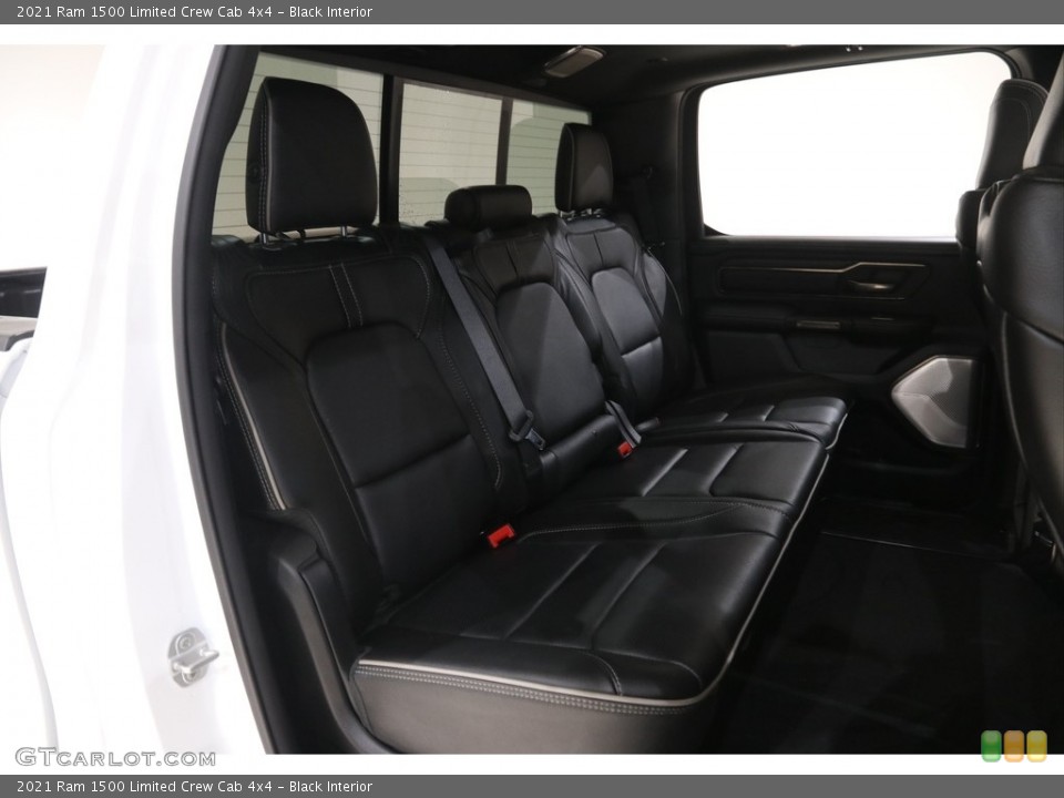 Black Interior Rear Seat for the 2021 Ram 1500 Limited Crew Cab 4x4 #146128289