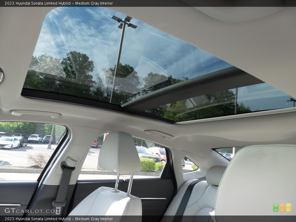 Medium Gray Interior Sunroof for the 2023 Hyundai Sonata Limited Hybrid #146128400