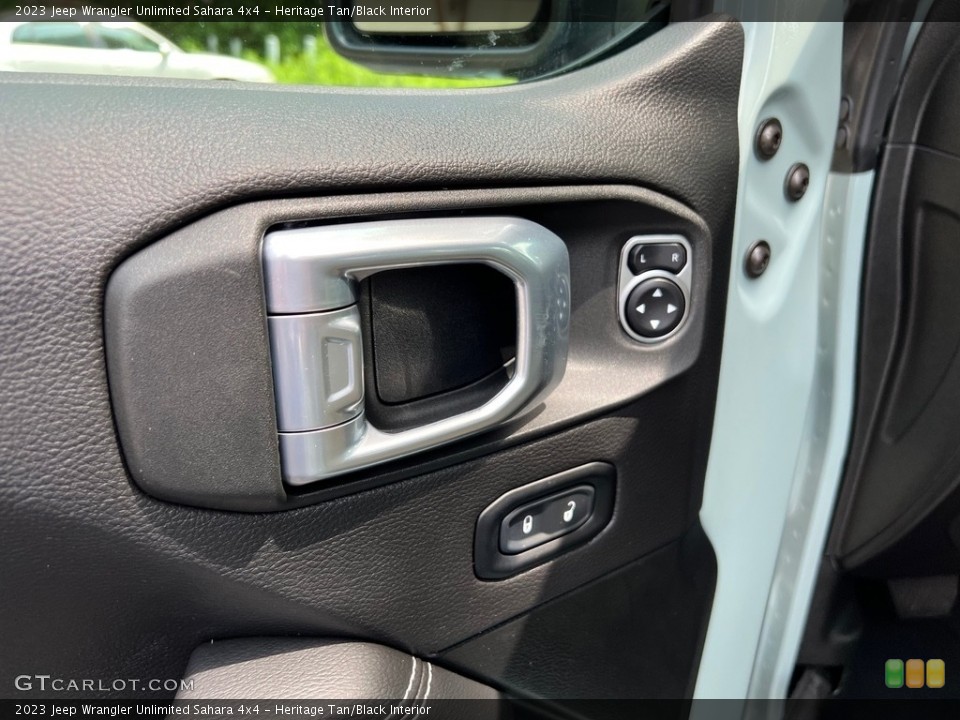 Heritage Tan/Black Interior Door Panel for the 2023 Jeep Wrangler Unlimited Sahara 4x4 #146129751