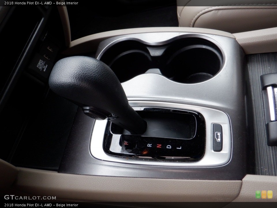 Beige Interior Transmission for the 2018 Honda Pilot EX-L AWD #146129808