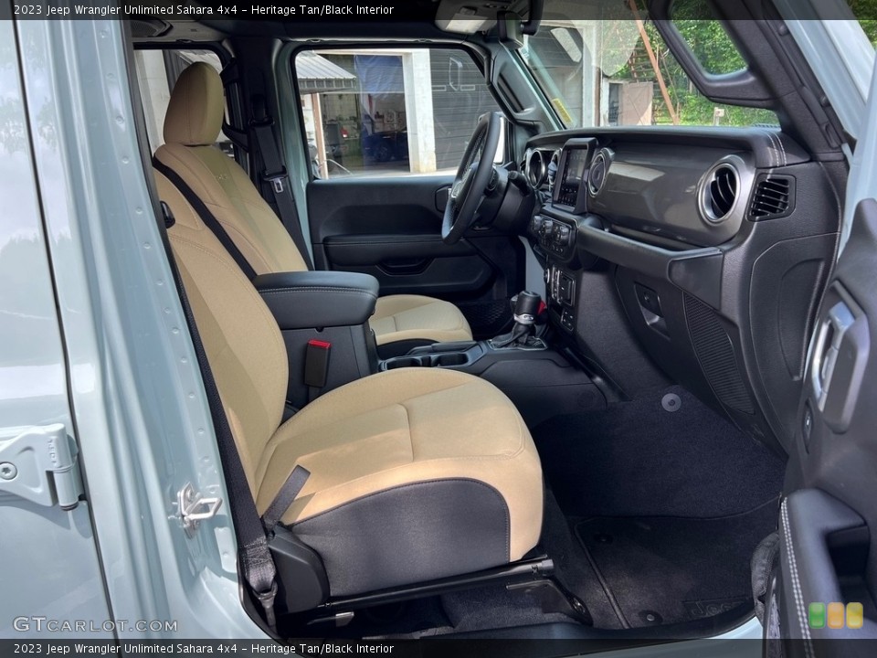 Heritage Tan/Black 2023 Jeep Wrangler Unlimited Interiors
