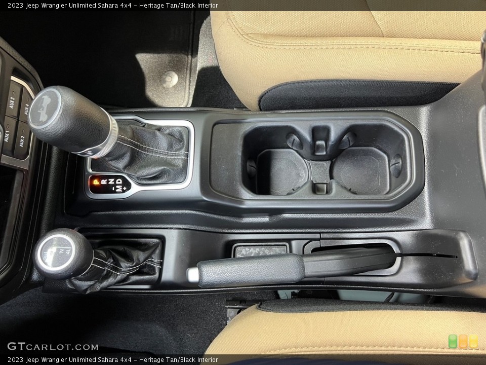 Heritage Tan/Black Interior Transmission for the 2023 Jeep Wrangler Unlimited Sahara 4x4 #146130132