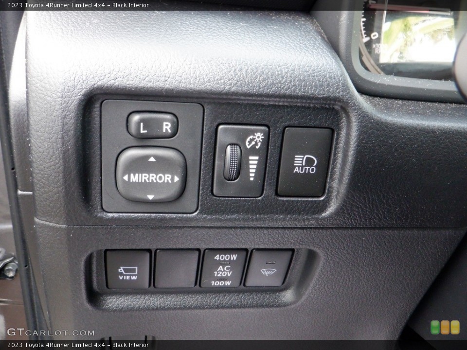 Black Interior Controls for the 2023 Toyota 4Runner Limited 4x4 #146131690