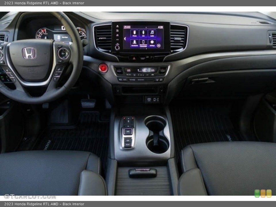 Black Interior Dashboard for the 2023 Honda Ridgeline RTL AWD #146131696