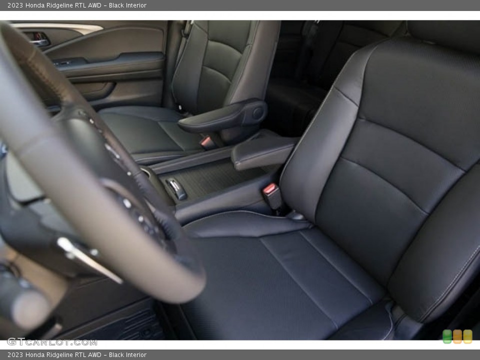 Black Interior Front Seat for the 2023 Honda Ridgeline RTL AWD #146131927