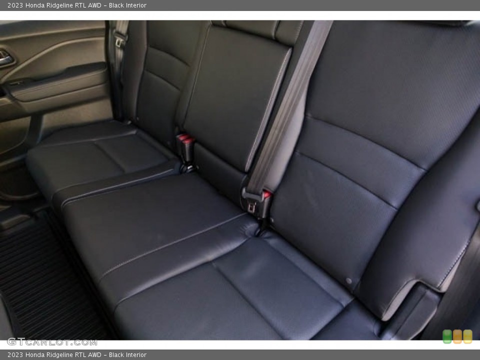 Black Interior Rear Seat for the 2023 Honda Ridgeline RTL AWD #146131972