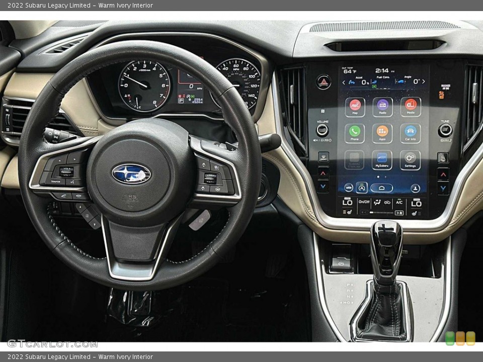 Warm Ivory Interior Dashboard for the 2022 Subaru Legacy Limited #146132494