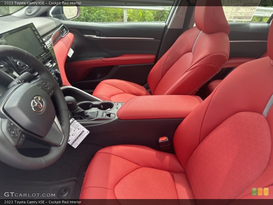 Cockpit Red 2023 Toyota Camry Interiors