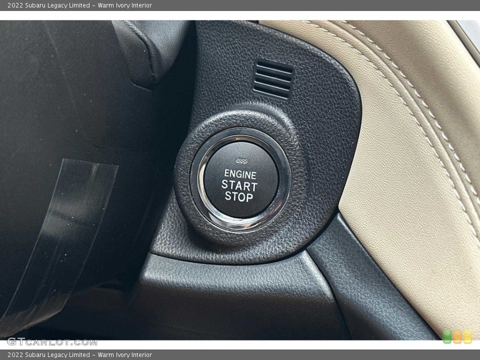 Warm Ivory Interior Controls for the 2022 Subaru Legacy Limited #146132731