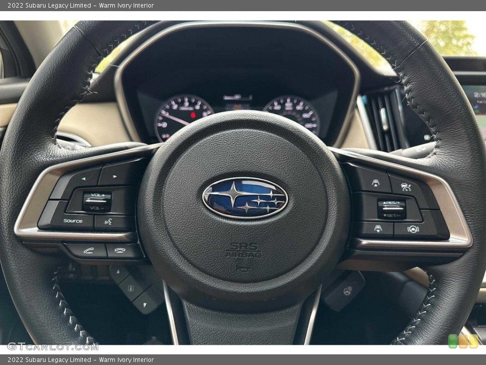 Warm Ivory Interior Steering Wheel for the 2022 Subaru Legacy Limited #146132761