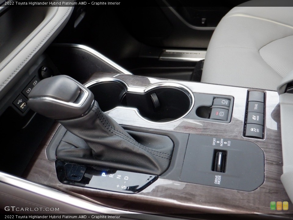 Graphite Interior Transmission for the 2022 Toyota Highlander Hybrid Platinum AWD #146132950