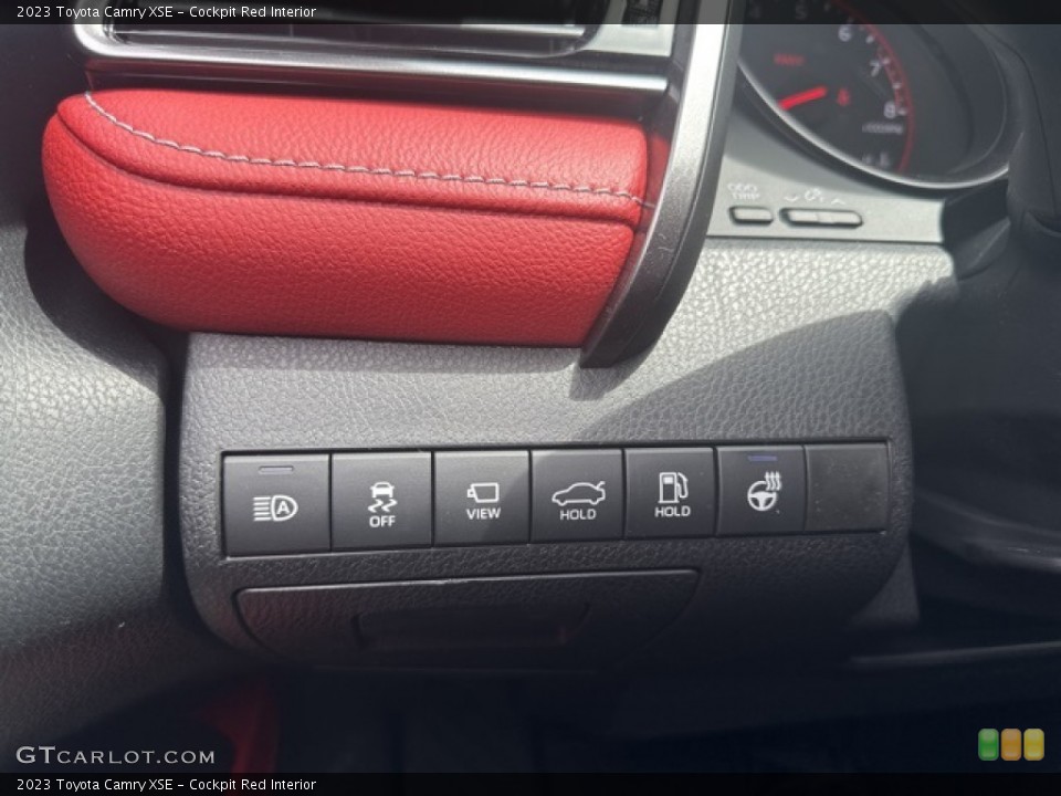 Cockpit Red Interior Controls for the 2023 Toyota Camry XSE #146132992